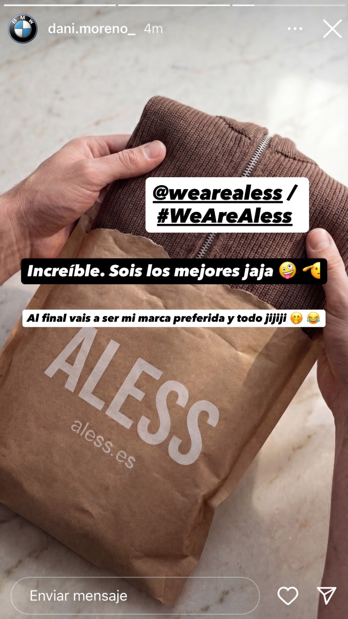 Reseña cliente real