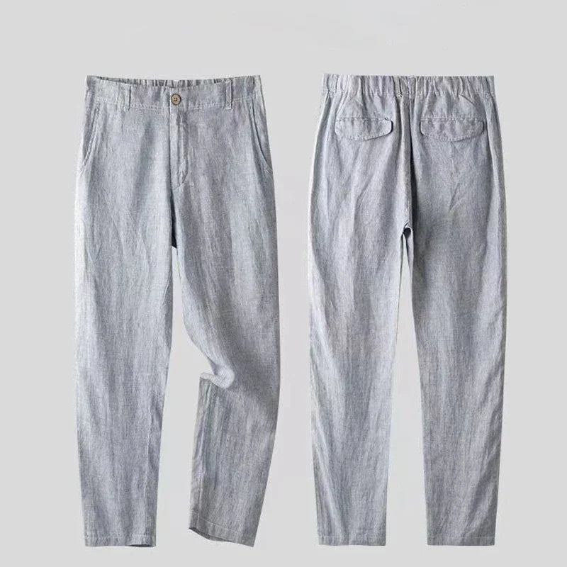 Lorenzo | Conjunto de Lino Premium de Corte Clásico (2x1)