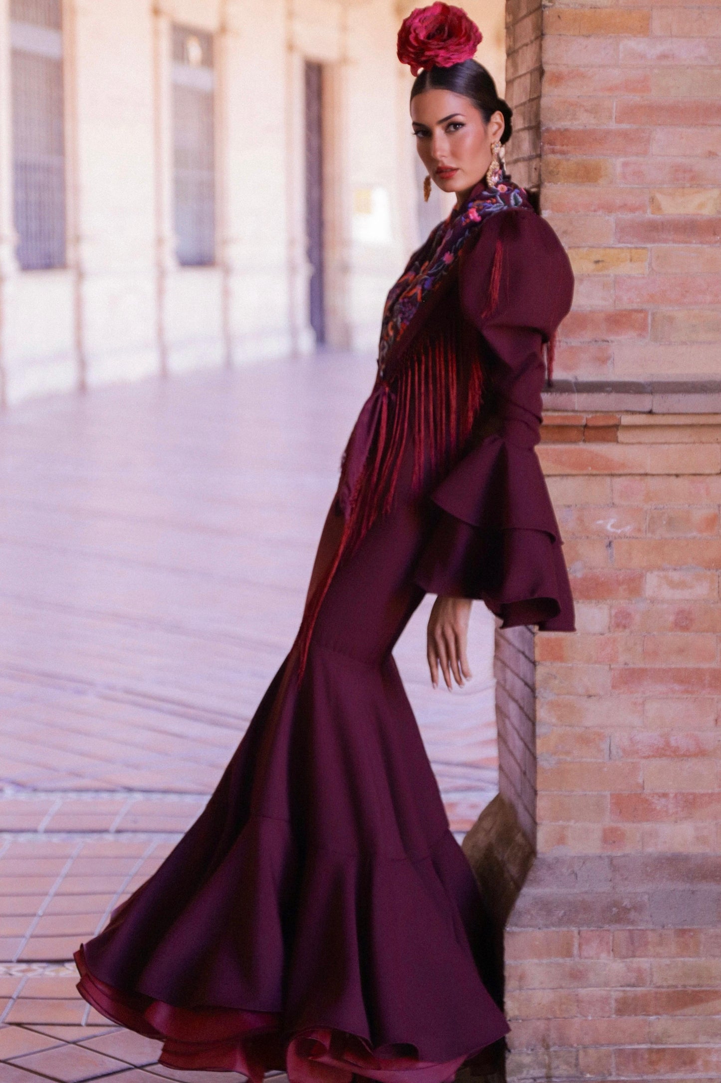 Vestido Flamenca Alba