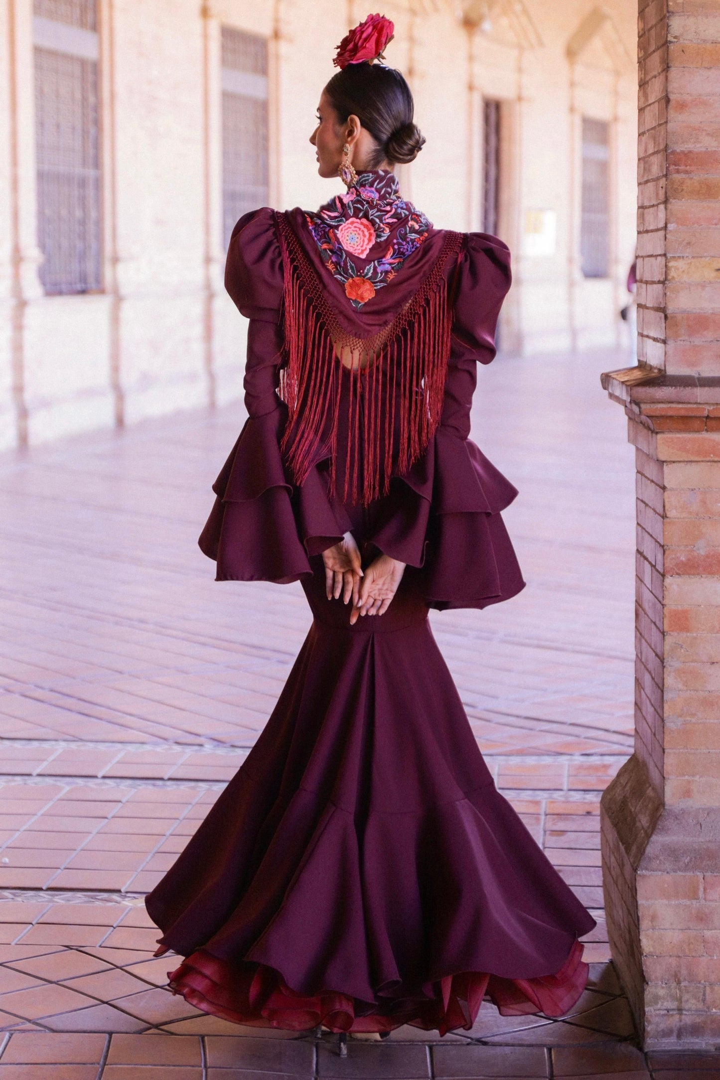 Vestido Flamenca Alba