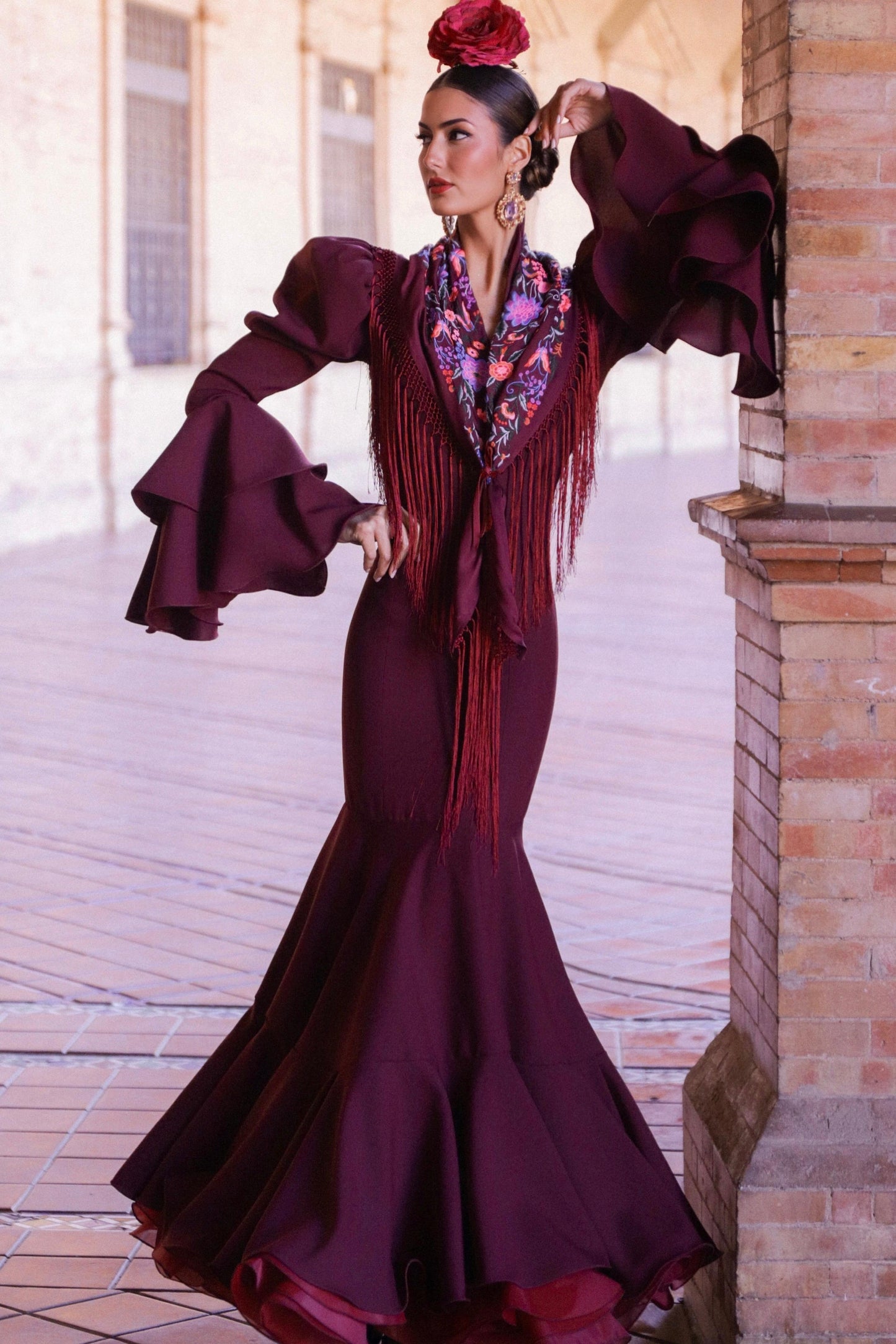 Vestido Flamenca Alba